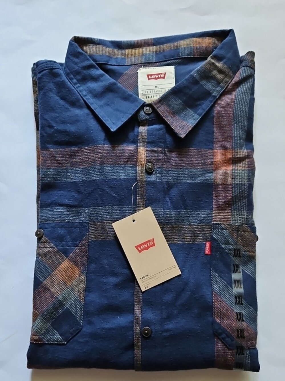 Men's Levi's Abbotts Flannel Button-Down Shirt, XXL